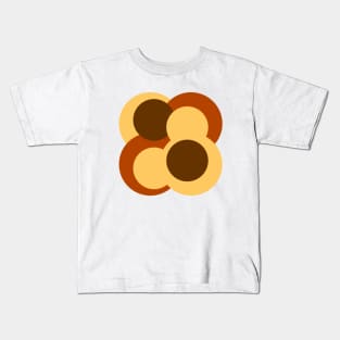 Abstract Geometric Circular Shapes Kids T-Shirt